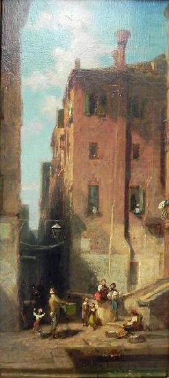 Carl Spitzweg Venetian Street china oil painting image